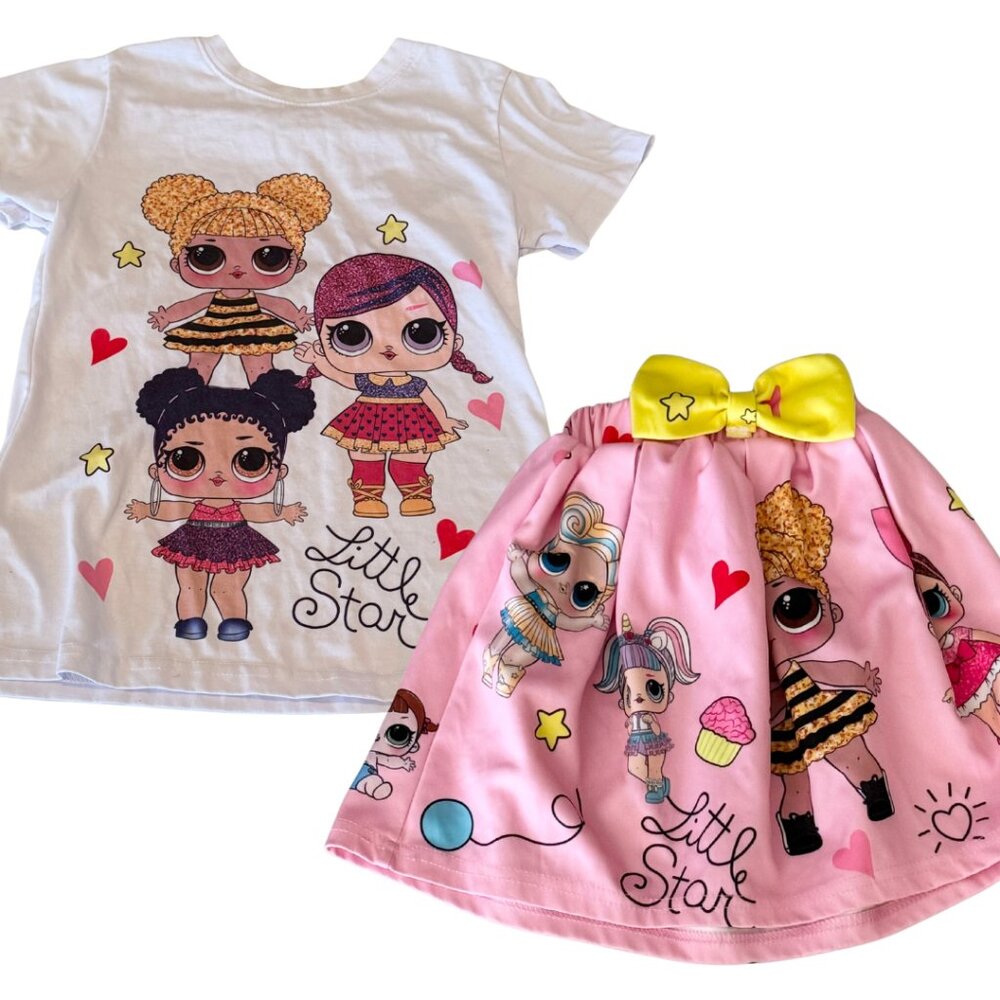 L.O.L. Surprise Shirt & Skirt Set